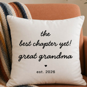 Coussin Mémé Pillow Meilleur chapitre à ce jour