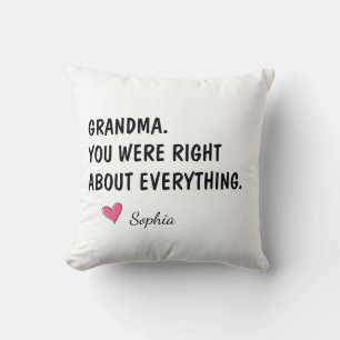 Coussin Mémé tu avais raison sur tout