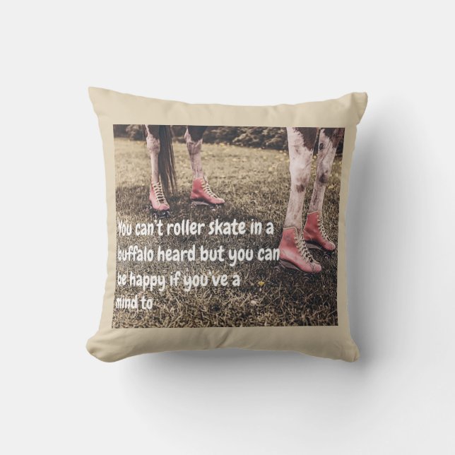 Coussin Memes drôles de vache avec des images mignonnes (Recto)