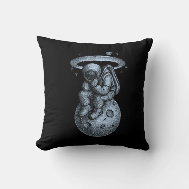 Coussin Mêmes problèmes, galaxies différentes | Art minima (Recto)