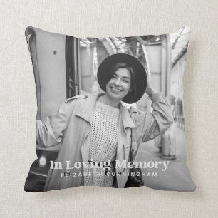 Coussin Mémoire d'amour Mémoire photo personnalisée modern