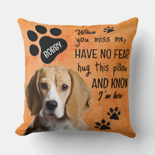Coussin Mémorial des animaux de compagnie - photo Customis