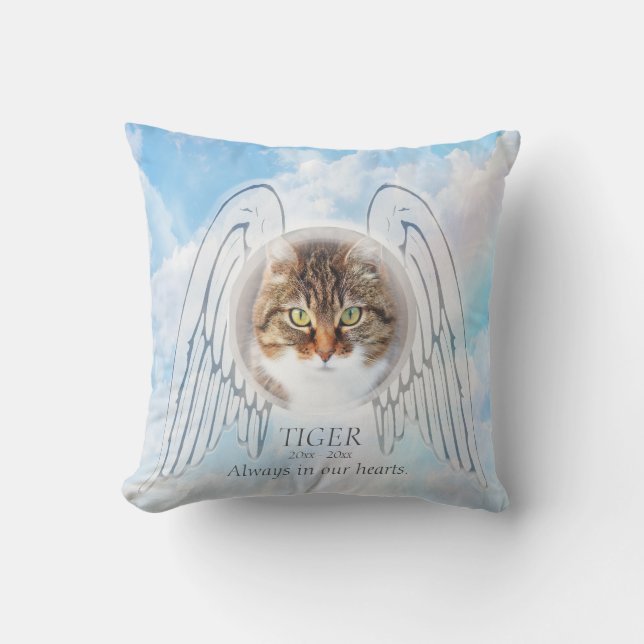 Coussin Mémorial personnalisé pour animaux de compagnie av (Recto)