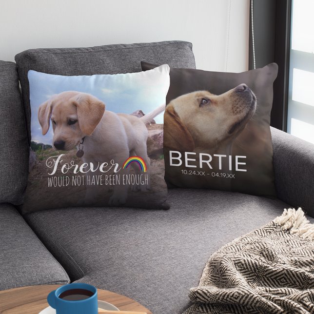 Coussin Mémorial pour animal de compagnie | Hommage à un c (Créateur téléchargé)