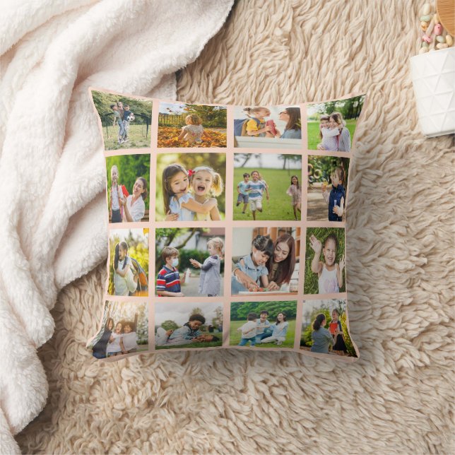 Coussin Memories in Motion : personnalisable 16 Photo Coll (Couverture)