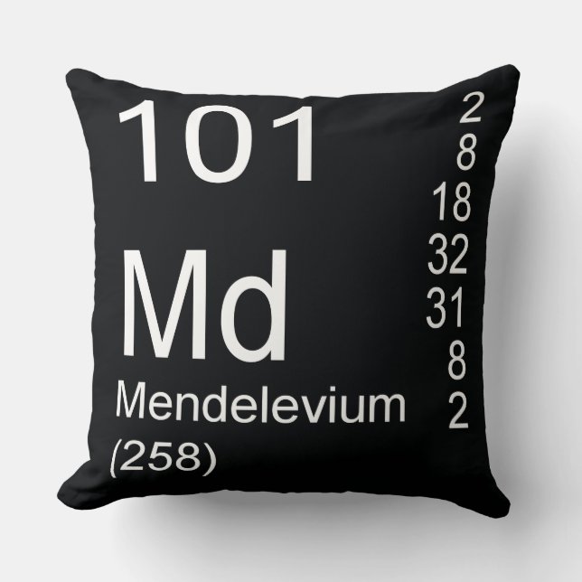 Coussin Mendelevium (Recto)