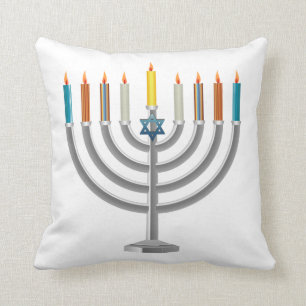 Coussin Menorah de Hanouka