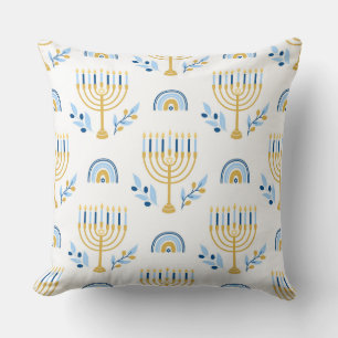 Coussin Menorahs et l'étoile de David Hanoukka Motif The