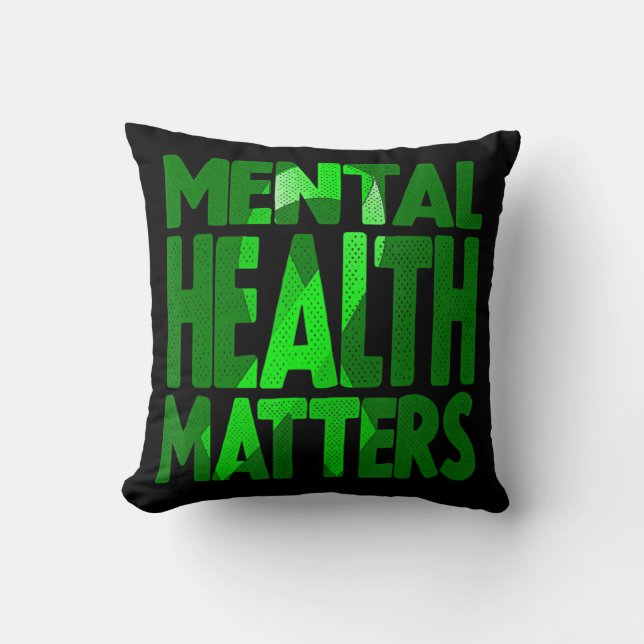 Coussin Mental Health Matters May is Mental Health Awarene (Recto)