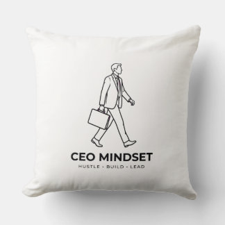 Coussin Mentalité de PDG pour homme d'affaires