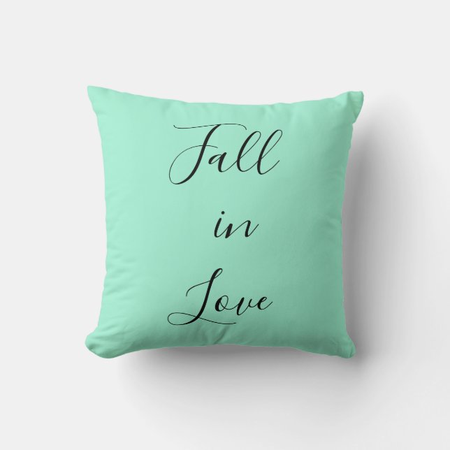Coussin Menthe (Recto)