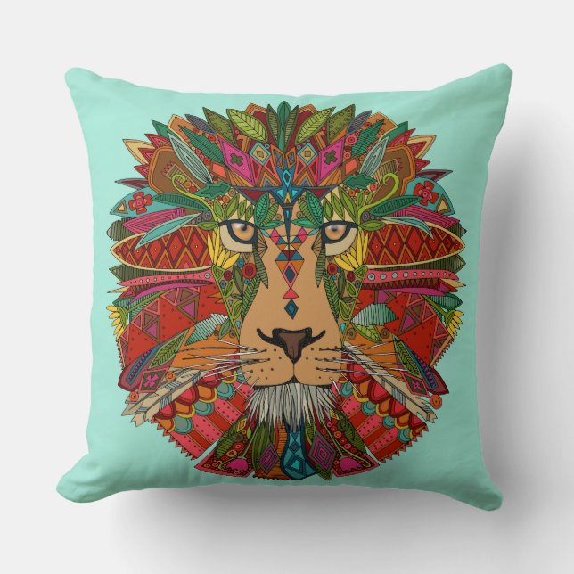 Coussin menthe de lion (Recto)