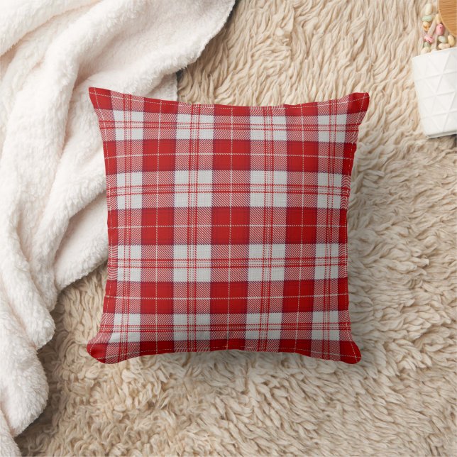 Coussin Menzies Red Tartan (Couverture)