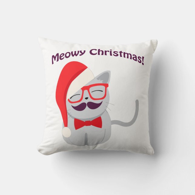 Coussin Meowy Christmas ! (Recto)