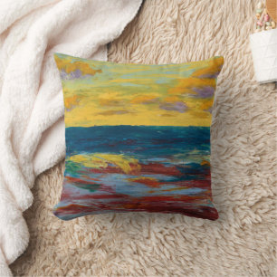 Coussin Mer au large d'Alsen Emil Nolde