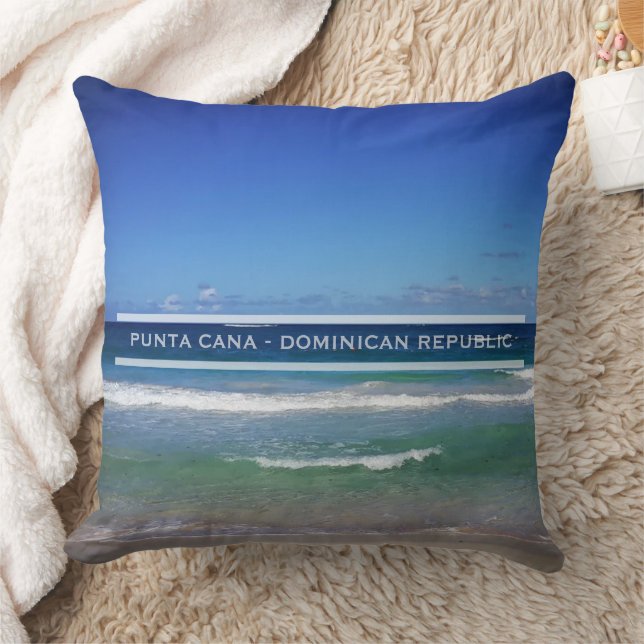 Coussin Mer de Punta Cana, République Dominicaine (Couverture)