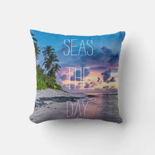 Coussin Mer Le Jour Plage Tropicale