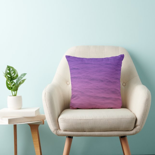 Coussin Mer Rose Et Violet (Chaise)