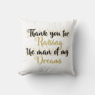 Coussin Merci d'avoir soulevé l'oreiller de l'homme de mes
