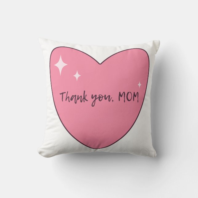 Coussin Merci Maman (Recto)