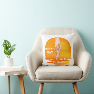 Coussin Merci Maman Ne Lâche Jamais Mes Mains