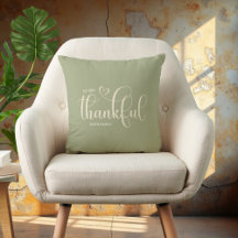 Merci Personnalisé Sage Green Automne Automne