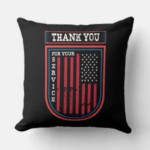 Coussin Merci Pour Votre Service   Armée patriotique