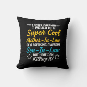 Coussin Mère Art Super Cool Belle-Mère