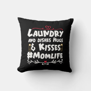 Coussin Mère Blanchisserie Cadeaux Baisers Maman Vie