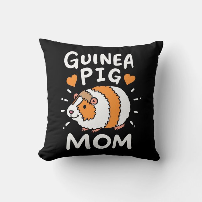 Coussin Mère de porc de Guinée (Recto)