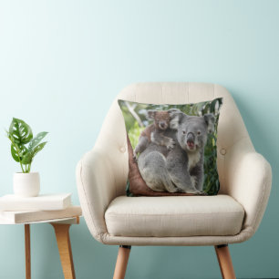 Coussin Mère et bébé Ours Koala