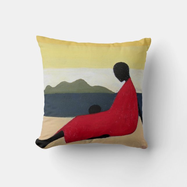 Coussin Mère et enfant 1991 (Recto)