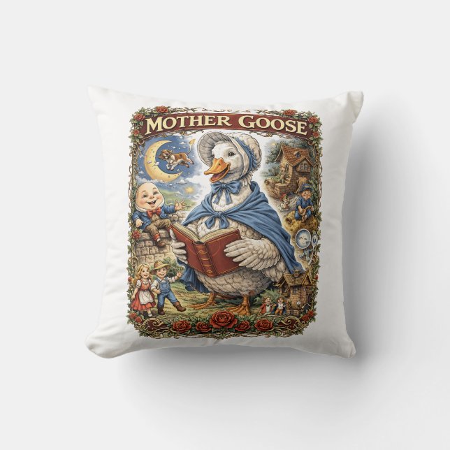 Coussin Mère l'Oye (Recto)