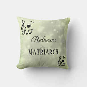 Coussin Mère matriarche musicale personnalisée