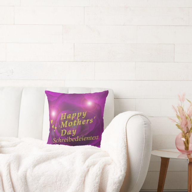 Coussin mères heureuses puces et or (Canapé)