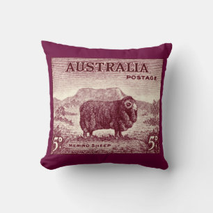 Coussin Merino Sheep australien 1934