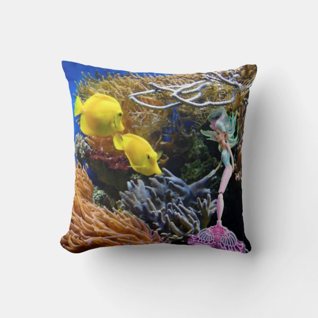 Coussin Mérmaid Célèbre (Recto)