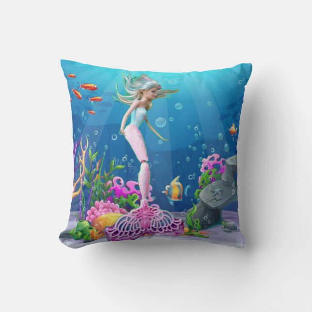 Coussin Mérmaid Célèbre (Recto)