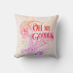 Coussin Mermaid Déesse sous-marine Jeu d'oreiller