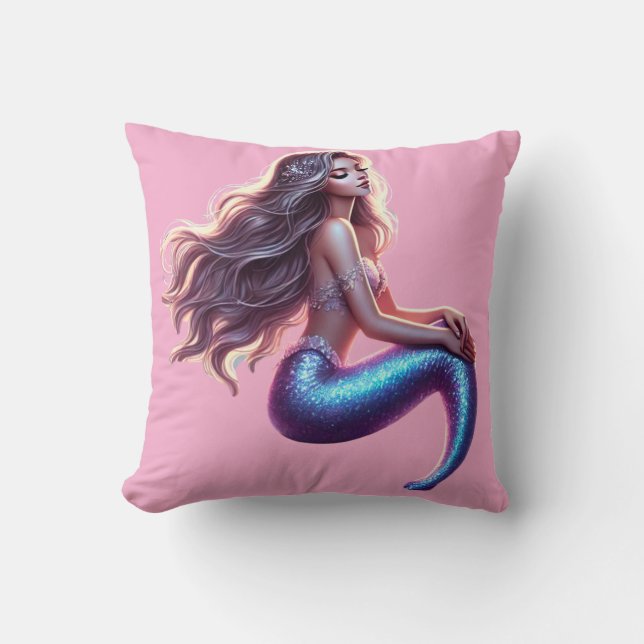 Coussin Mermaid Fantasy Pillow (Recto)