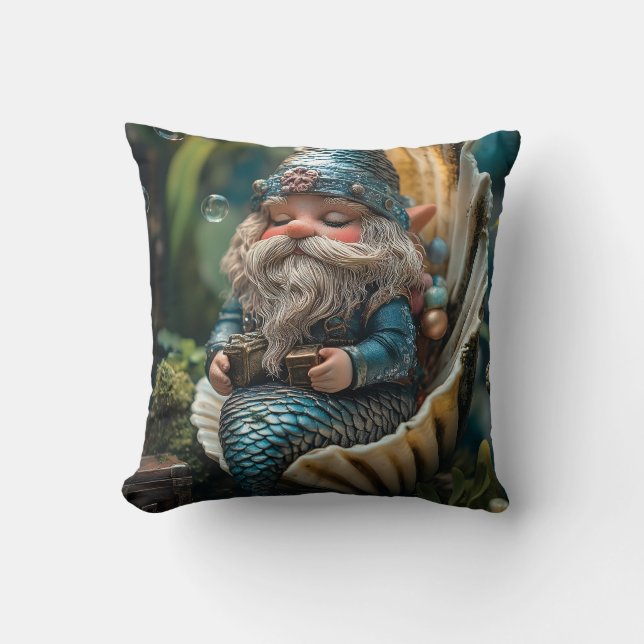 Coussin Merman génoise Figurine en coquillage - sous (Recto)