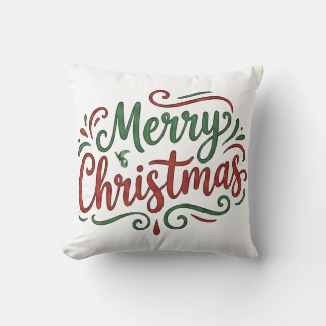 Coussin Merry Christmas  (Recto)