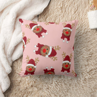 Coussin Merry Christmas family Gathering Set on Warm