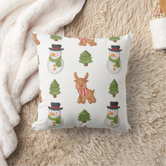 Coussin Merry Christmas family Gathering Set on Warm