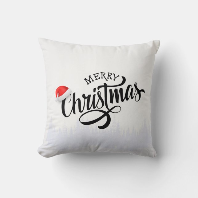 Coussin Merry Christmas Pillow Cover  (Recto)