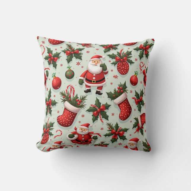Coussin Merry Christmas Throw Pillow 3 (Recto)
