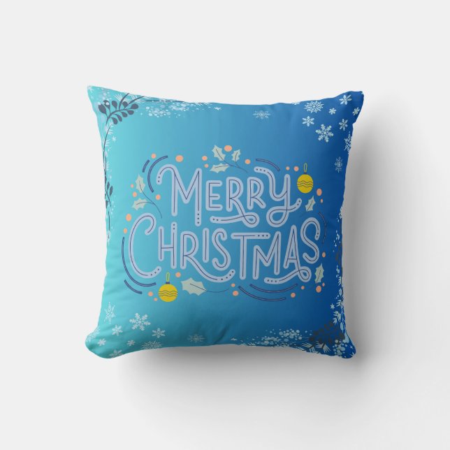COUSSIN MERRY NOËL JETER LE COULEUR (Recto)