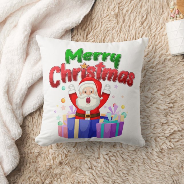 COUSSIN MERRY NOËL JETER LE COULEUR (Couverture)