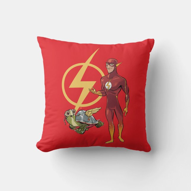 Coussin Merton et le Flash (Recto)