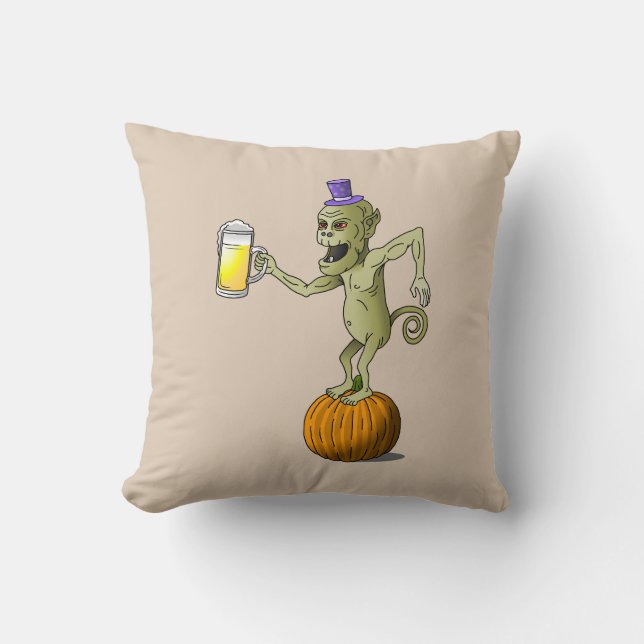Coussin Merveilleux applaudissements pour Halloween (Recto)